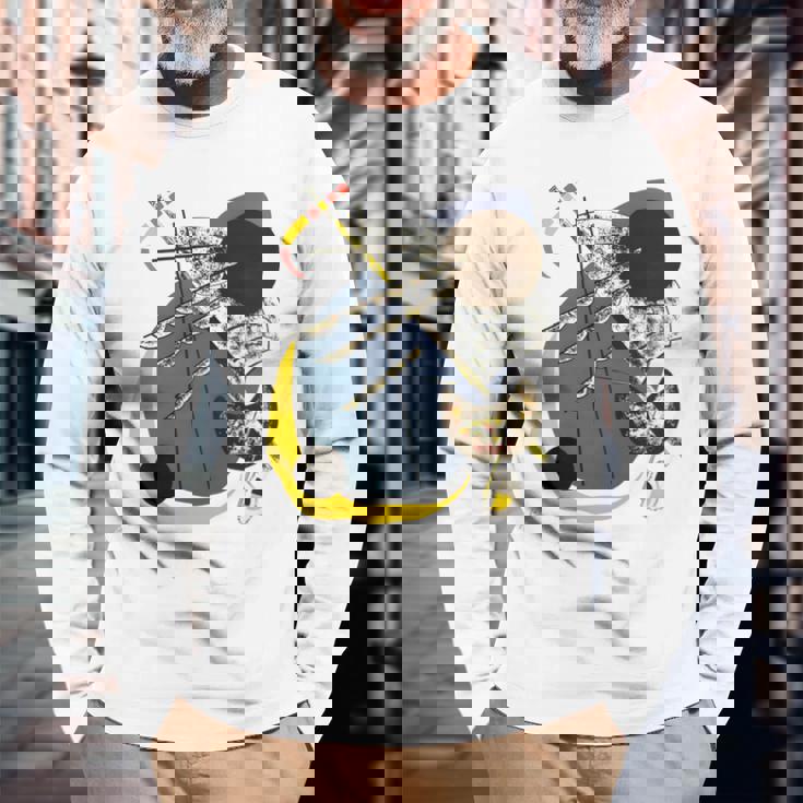 ワシリー・カンディンスキー作「スモール・ワールドii」1922 長袖tシャツ 長袖Tシャツ 高齢者への贈り物