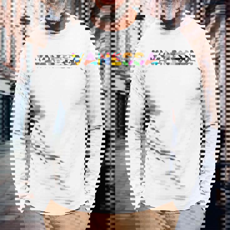 ヴァネッサ名 長袖tシャツ 長袖Tシャツ 高齢者への贈り物