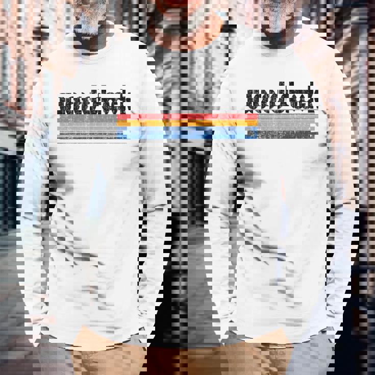 ヴィンテージ 80年代スタイル ウッドストック Ga 長袖Tシャツ 高齢者への贈り物