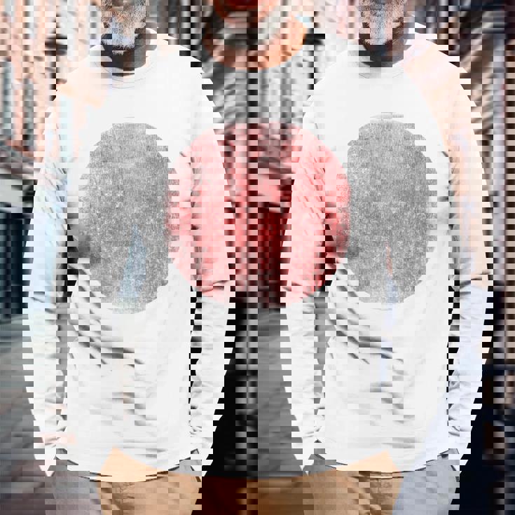 ヴィンテージ日本の日本国旗 長袖Tシャツ 高齢者への贈り物