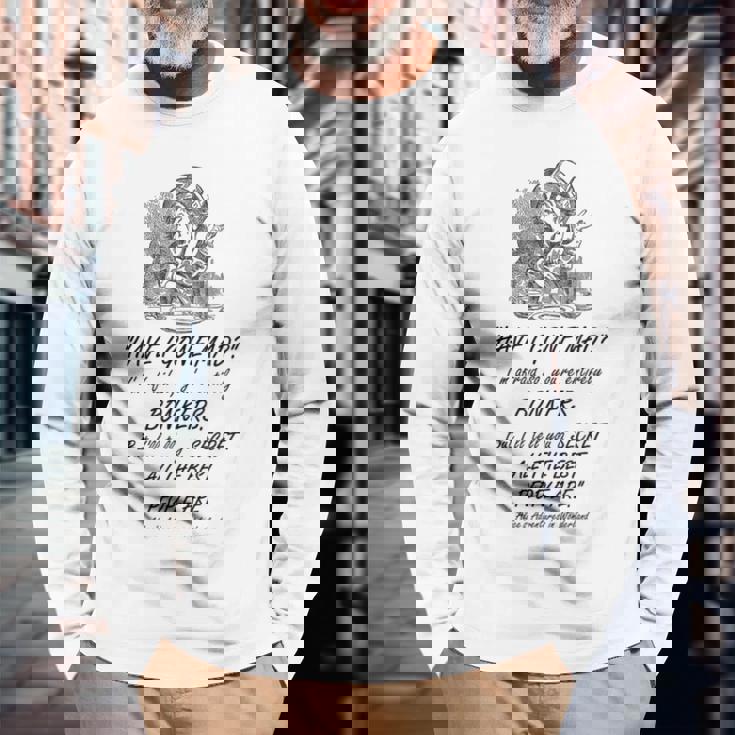 不思議の国のアリス マッドハッター デザイン 長袖Tシャツ 高齢者への贈り物