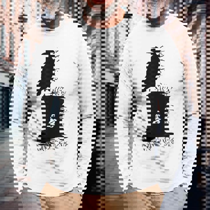 不思議の国のアリス マッドハッター レイブンリドル 長袖Tシャツ 高齢者への贈り物