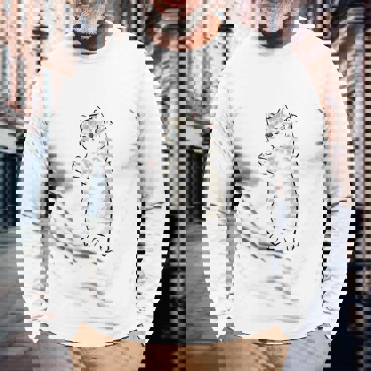 五十歩ひゃっほう 猫 ネタ ことわざ ことわざのもじり ジョーク ギャグ ダジャレ ツッコミ おもしろ メンズ 半袖 長袖tシャツ 長袖Tシャツ 高齢者への贈り物