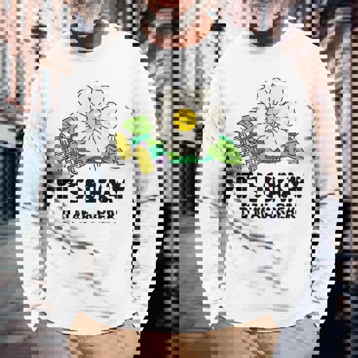 休憩しても大丈夫 長袖Tシャツ 高齢者への贈り物