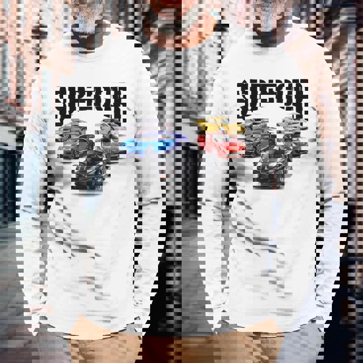 地球上で最高のスーレーシングファンtシャツ。 長袖Tシャツ 高齢者への贈り物