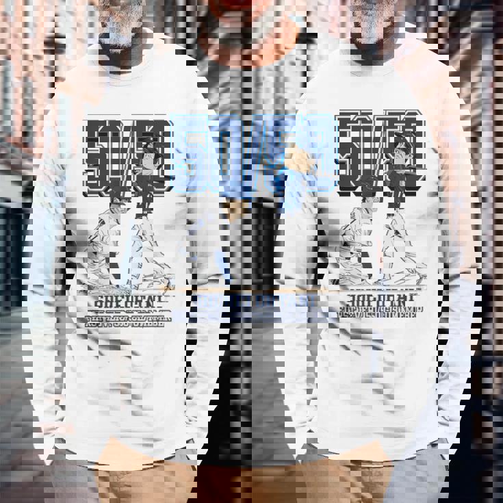 大谷翔平 ロサンゼルス 5050クラブmlb選手 長袖Tシャツ 高齢者への贈り物