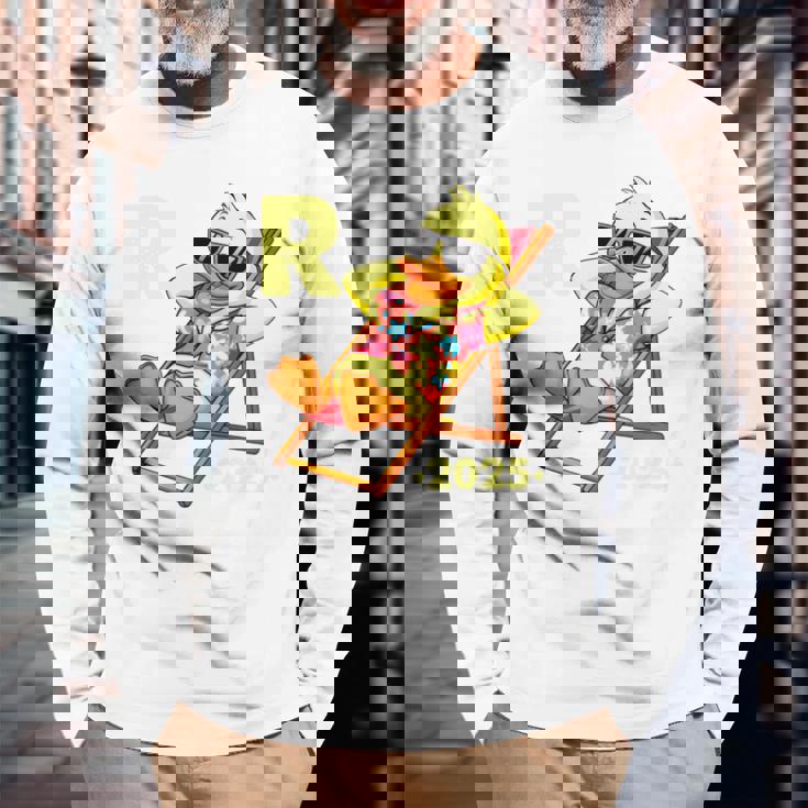 年金2025 伝説の年金ダック I Have Ready Retirees 長袖tシャツ 長袖Tシャツ 高齢者への贈り物