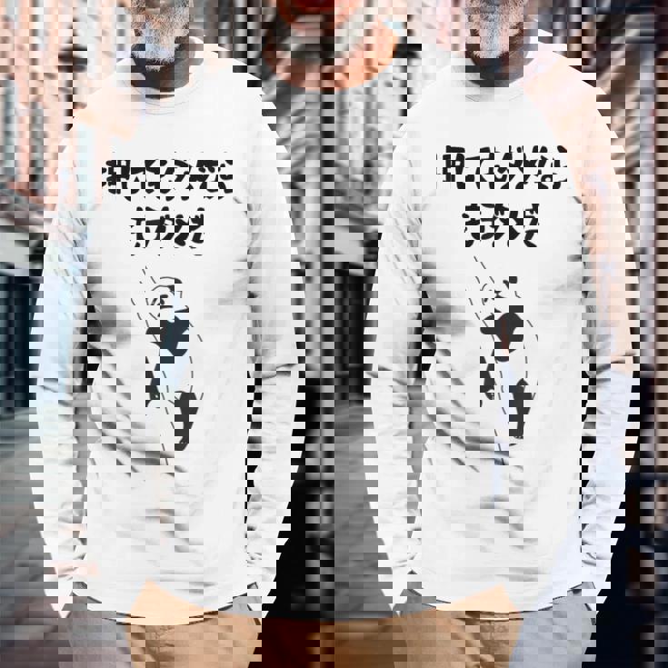 押してもダメならもうダメだ ネタ ことわざ 格言 慣用句 ジョーク ギャグ ダジャレ ツッコミ パンダ おもしろ 長袖Tシャツ 高齢者への贈り物