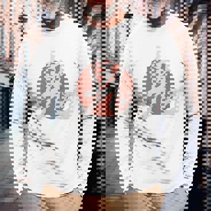 日本 鬼 悪魔 般若 漢字 長袖Tシャツ 高齢者への贈り物