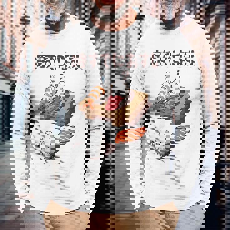 時すでにおすし ネタ ことわざ 言い間違いことわざ ジョーク ギャグ ダジャレ ツッコミ 寿司 長袖Tシャツ 高齢者への贈り物