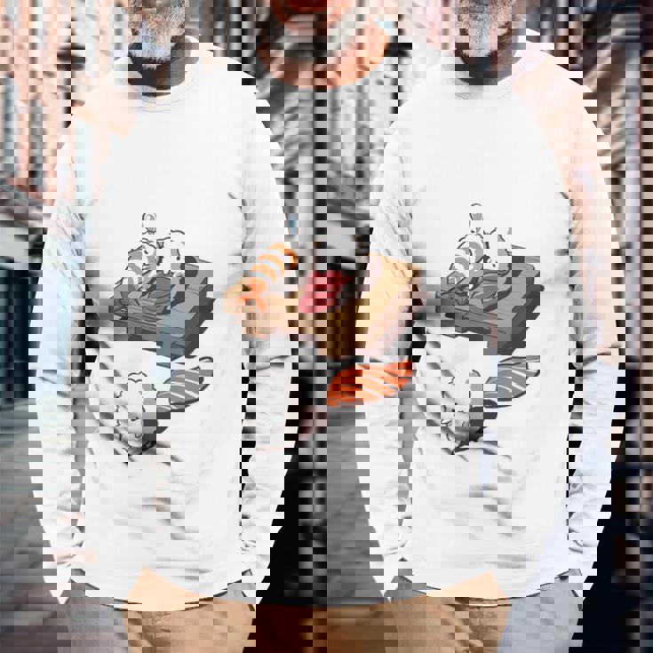 時すでにおすし ネタ ことわざ 言い間違いことわざ ジョーク ギャグ ダジャレ ツッコミ 寿司 長袖tシャツ 長袖Tシャツ 高齢者への贈り物