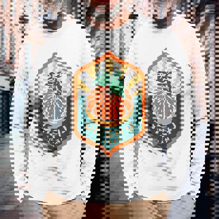 温州ミカン 長袖Tシャツ 高齢者への贈り物