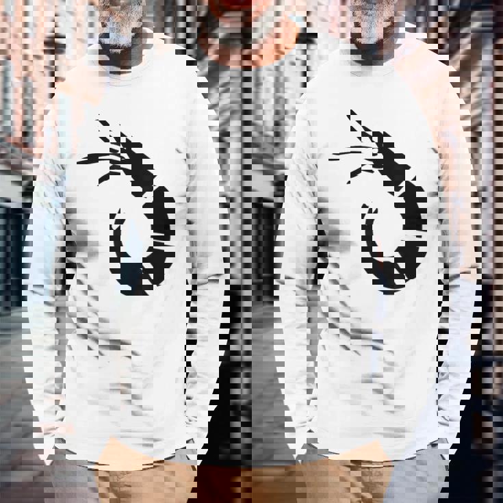 湾岸エビ 長袖Tシャツ 高齢者への贈り物