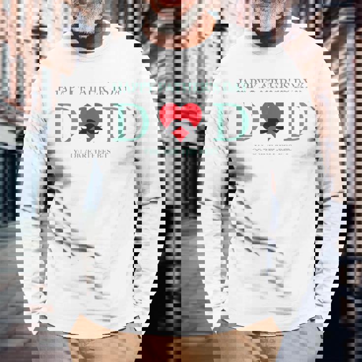 父の日のお父さんギフト ハッピー父の日tシャツ 長袖Tシャツ 高齢者への贈り物