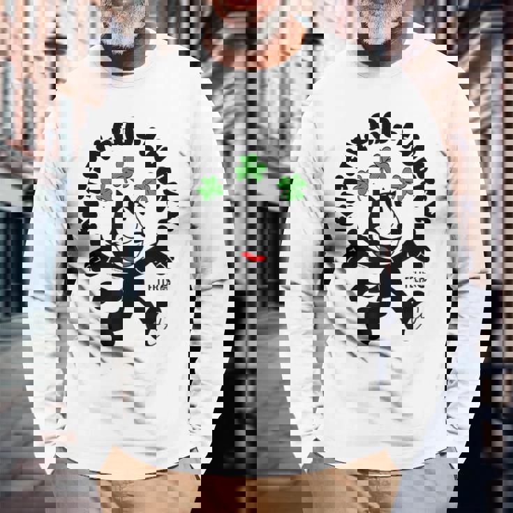 猫フェリックス キティ ゴーラッキー 長袖Tシャツ 高齢者への贈り物