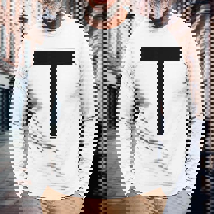 白い体操服 【T、Tt、Ttttー！】Tt兄弟 Ttブラザー 長袖Tシャツ 高齢者への贈り物