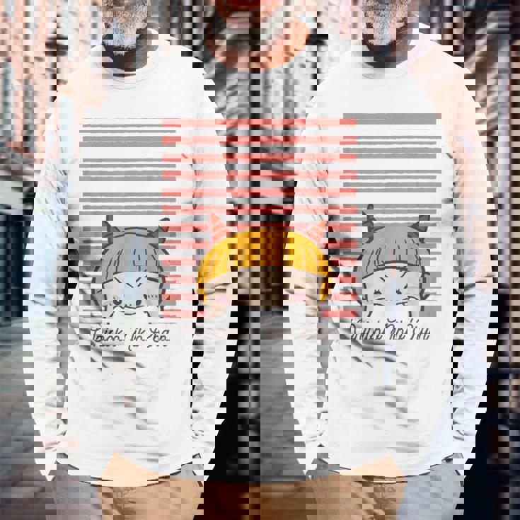 絵本・おにのこにこちゃん ② 長袖Tシャツ 高齢者への贈り物