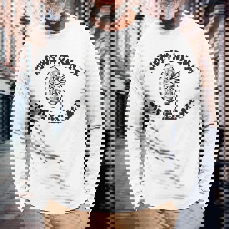 腎臓移植サバイバー 手術 回復記念日 長袖Tシャツ 高齢者への贈り物