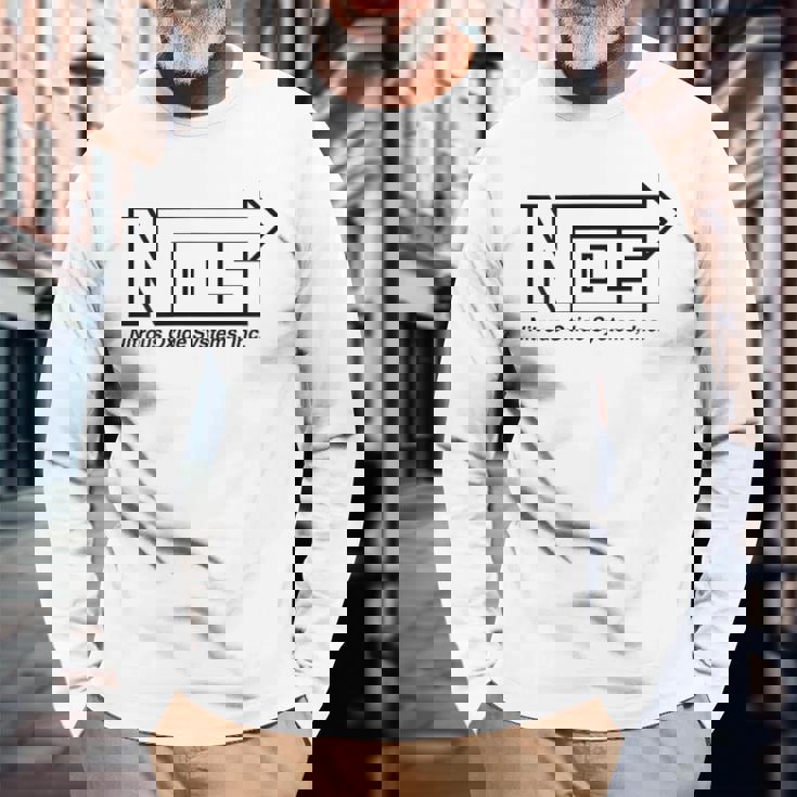 車用nos 長袖Tシャツ 高齢者への贈り物