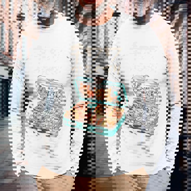 面白いtシャツ チワワ 犬 お薬 イヌ わんこ メンズ 犬好き グッズ かわいい おもしろ 面白い 服 ネタ 長袖tシャツ 長袖Tシャツ 高齢者への贈り物