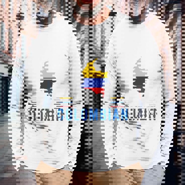 面白いコロンビアスラングjerga Colombiana メンズ レディース 長袖tシャツ 長袖Tシャツ 高齢者への贈り物