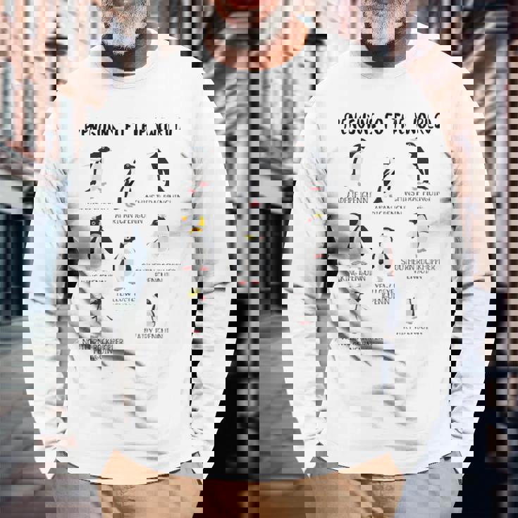 面白いペンギンデザイン ペンギン 男の子 ペンギン キッズ 長袖Tシャツ 高齢者への贈り物