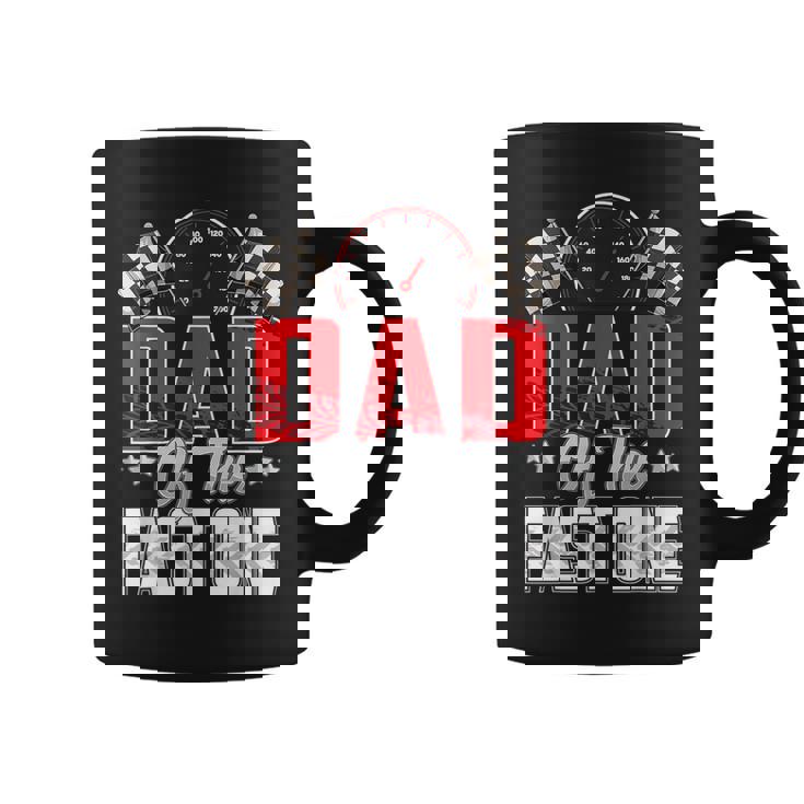 1 Year Old Racing Car Fast One Birthday 1St Family Dad Coffee Mug