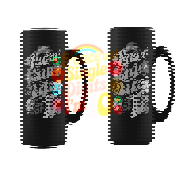 10Th Birthday Girl I'm Double Digits 10 Year Old Birthday Coffee Mug