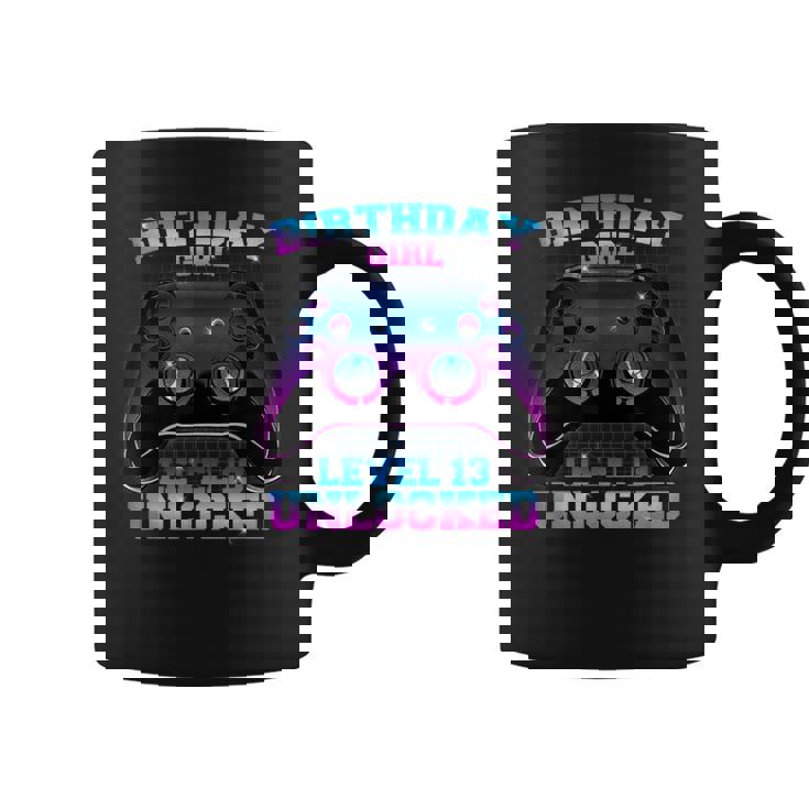 13 Años De Edad Impresionanteideo Gamer Chica 13 Cumpleaños Chica Taza de café