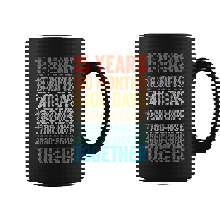 15年目の記念日 彼 彼女 カップル 15回目の結婚 コーヒーマグ