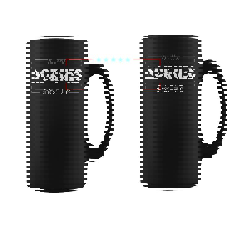 1776年以来王様はいないシンプル コーヒーマグ