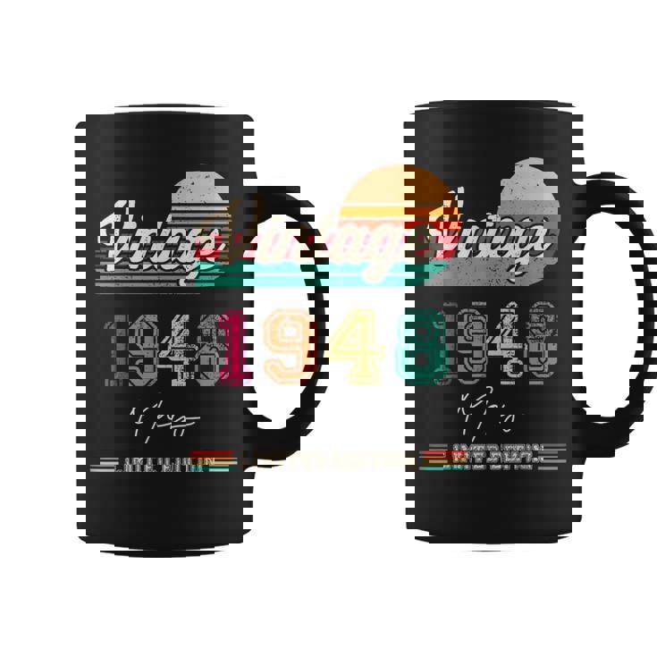 1948年5月生まれ ヴィンテージ ハッピーバースデー 76歳 コーヒーマグ