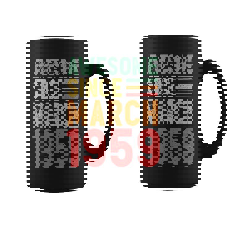 1959年3月から素晴らしい70歳の誕生日プレゼント。 コーヒーマグ