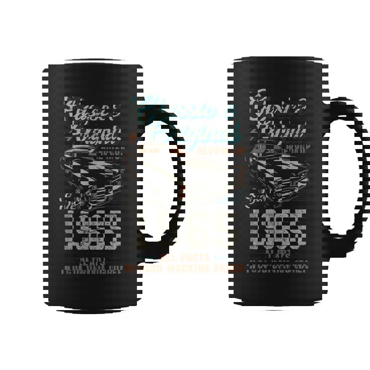 1965年生まれ ヴィンテージカー 60歳の誕生日 コーヒーマグ