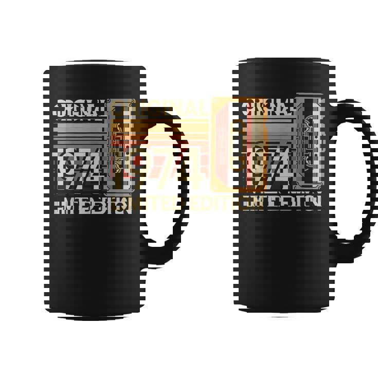 1974 誕生日 カセットテープ ヴィンテージ レトロ 1974 コーヒーマグ