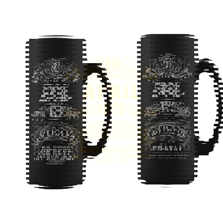 1975年4月 50歳の誕生日プレゼント 男性 50歳 誕生日 コーヒーマグ