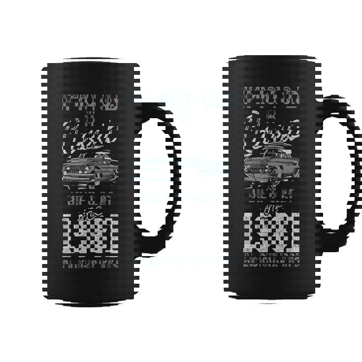 1981年クラシックカー生誕44周年 コーヒーマグ