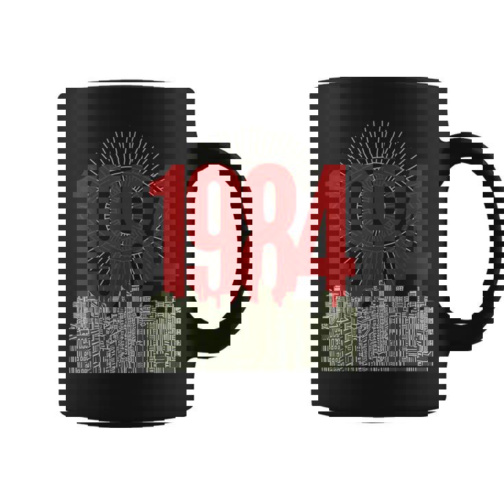 1984 文学 クラシック ブックテーマ ヴィンテージ コーヒーマグ