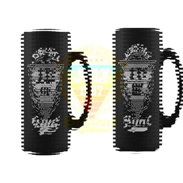 1987年7月からのヴィンテージ38歳の誕生日レジェンド コーヒーマグ