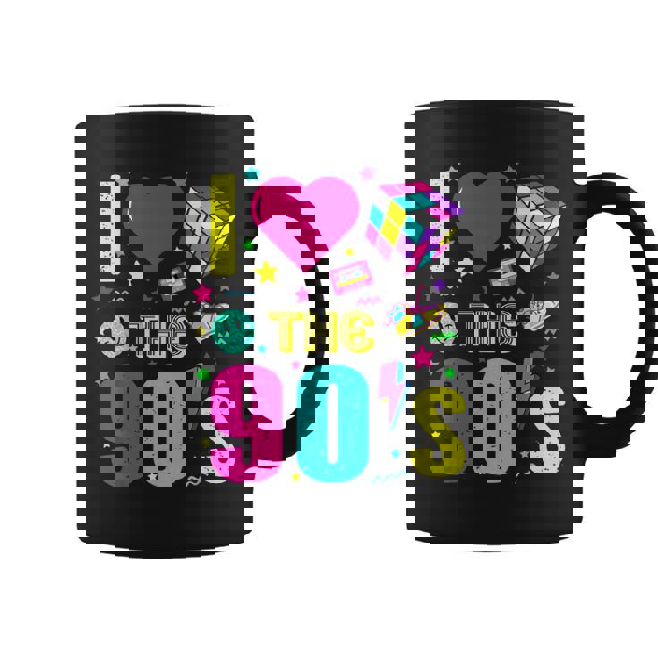 1990'S 90S Retro I Heart The Nineties Costume Party コーヒーマグ