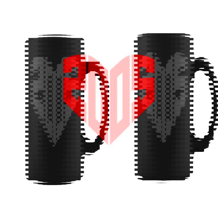 2005 ハート・ヴィンテージ 2005年 ハートの形 20歳の誕生日に愛を込めて コーヒーマグ