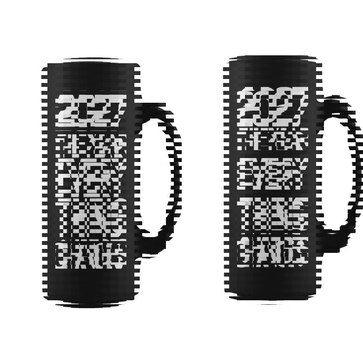 2027 すべてが変わる年 コーヒーマグ