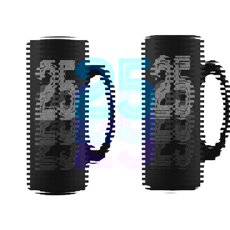 25ラッキーナンバー25歳の誕生日スポーツチーム-25 コーヒーマグ