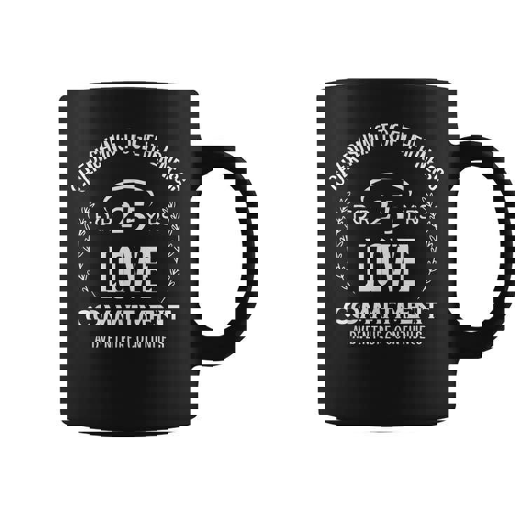 25周年記念の至福のひとときを大切に コーヒーマグ