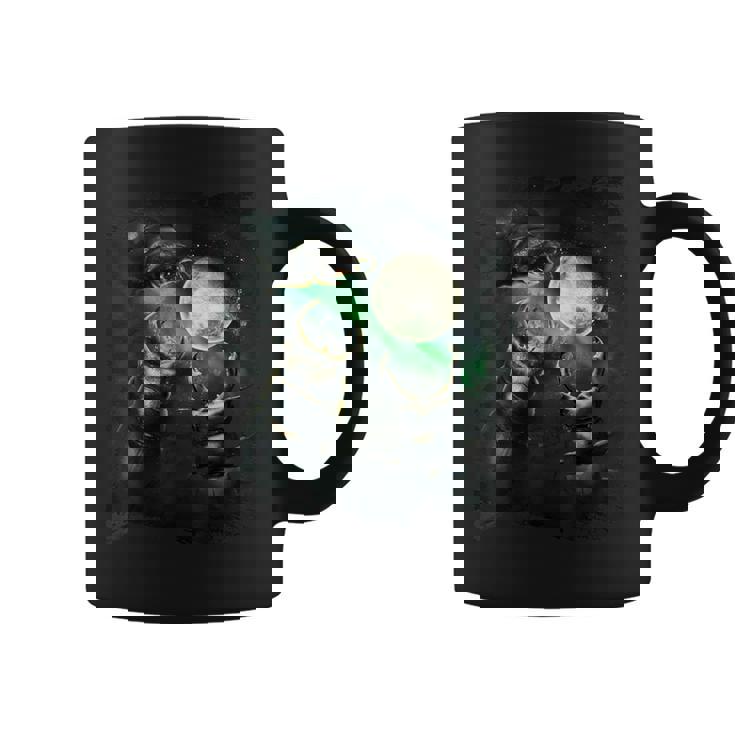 3 サイ クワガタ カブトムシ 月 三匹狼 ハウリング コーヒーマグ