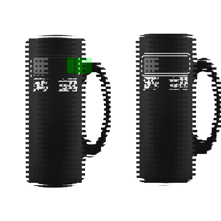 30 Life 30歳の誕生日 30年目の人生 ローディングバー 30パーセント コーヒーマグ