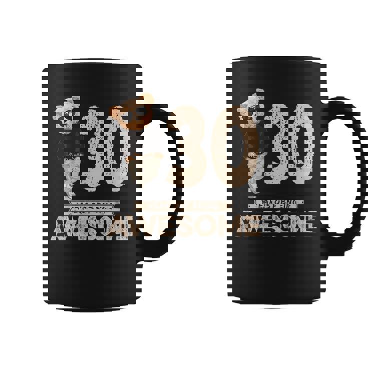 30歳の誕生日 メンズ レディース オリジナル 素晴らしいテディベア コーヒーマグ