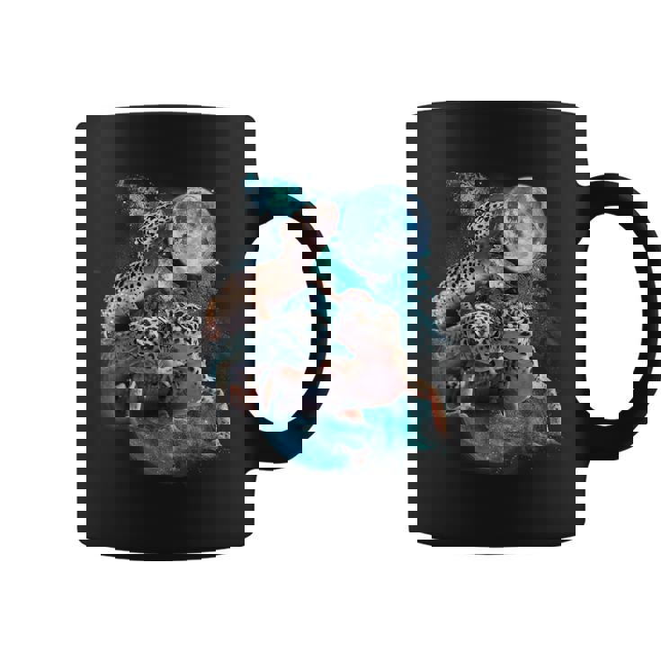 3ムーンヤモリ面白い爬虫類ヒョウトカゲヤモリアートノベルティ コーヒーマグ