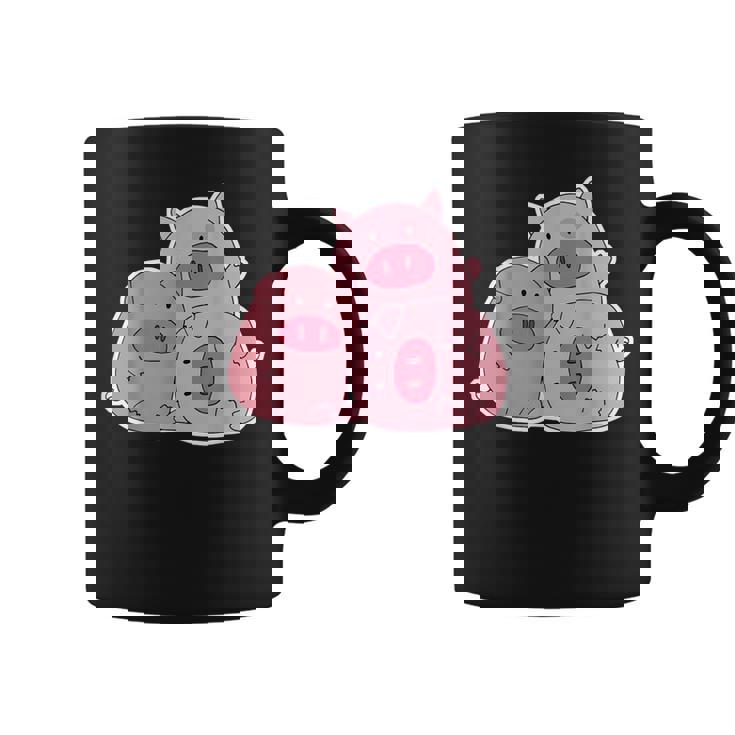 3匹の小さな豚 コーヒーマグ
