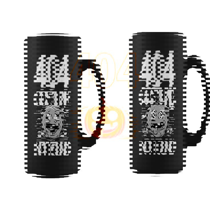 404 コスチューム未発見 ピクセルアート ハロウィンデザイン コーヒーマグ